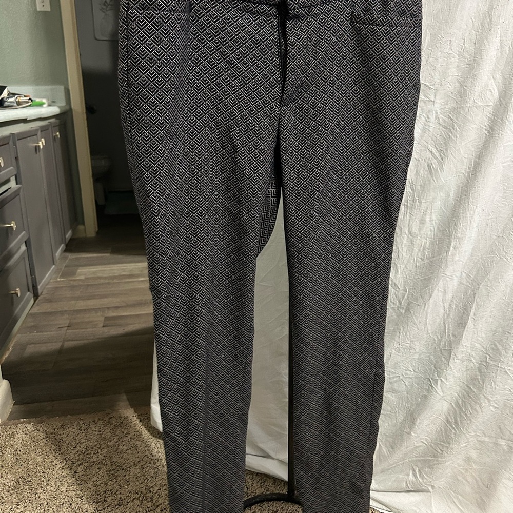 Woman’s Black Checkered Pants